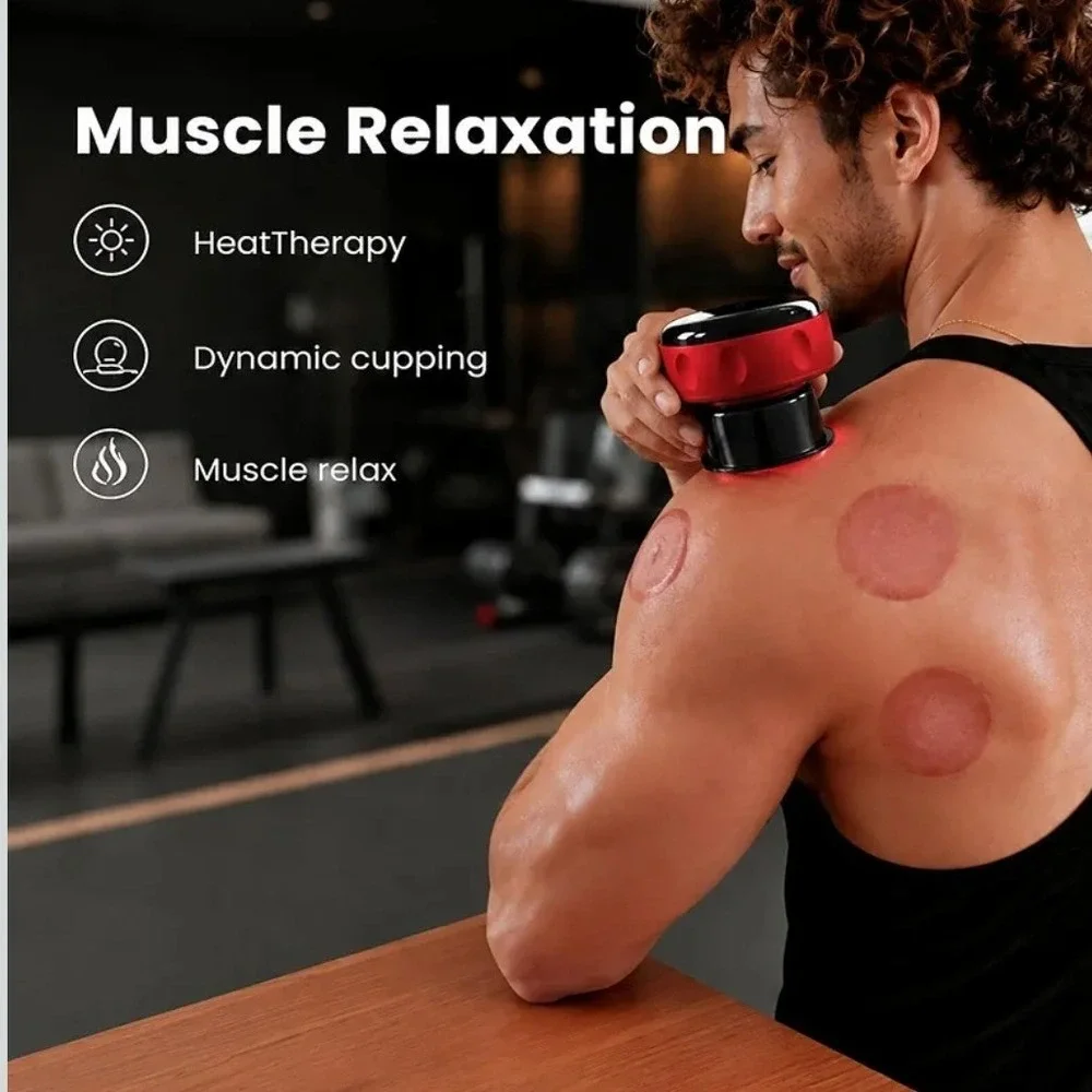 Becommend 5-in-1 Smart Cupping Therapy Massager 20 Levels Heat Suction Remote